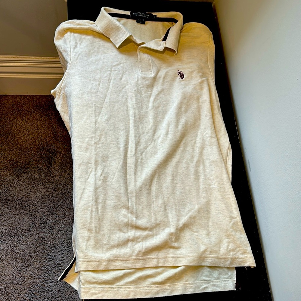 Men’s Cream Polo
